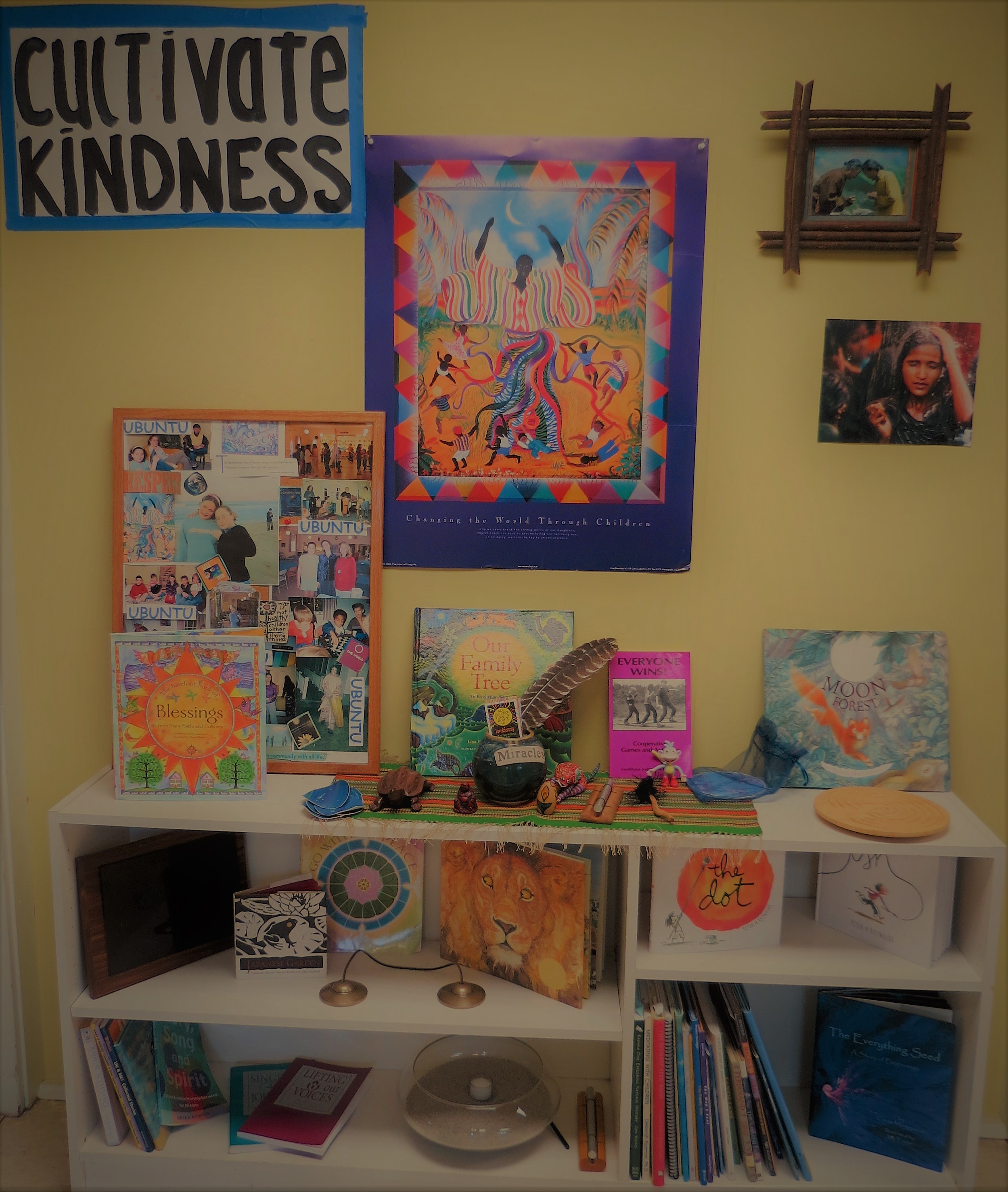 children wall with values